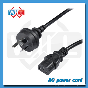 SAA 10A 250V Australia ac power cord with plug